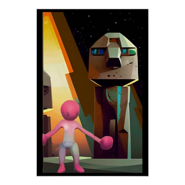 Poster Wombo and the Mystic Sentry (Devant)