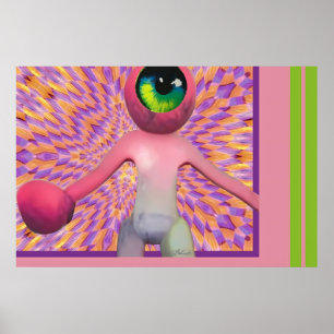 Poster Wombo voit le surréalisme de la pop lumière