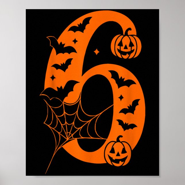 Poster Women Men Couple Halloween Costume 6 7 Rizz Six Se (Devant)