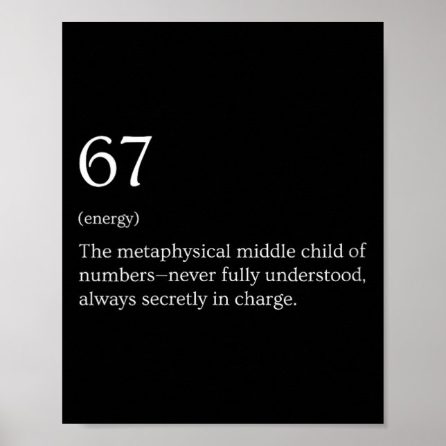 Poster Womens 67 Definition Meme V-neck  (Devant)