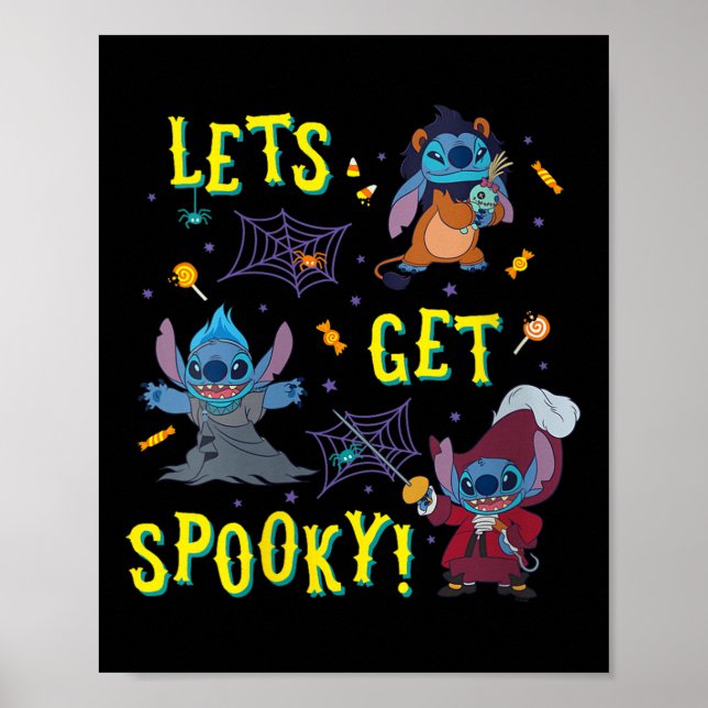 Poster Womens Halloween Let's Get Soky! Villain Costumes  (Devant)