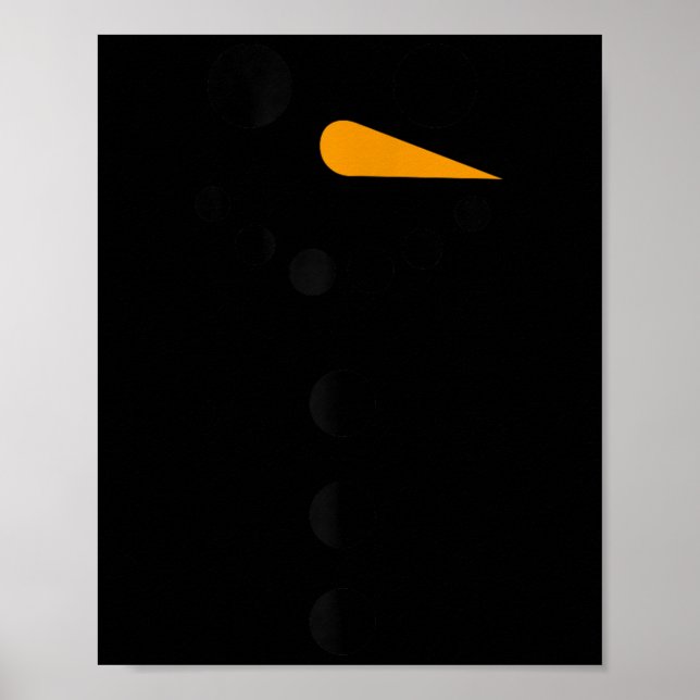 Poster Womens Snowman Pregnancy Cute Pregnant Women Chris (Devant)