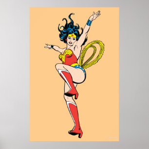 Poster Wonder Woman Bras levés