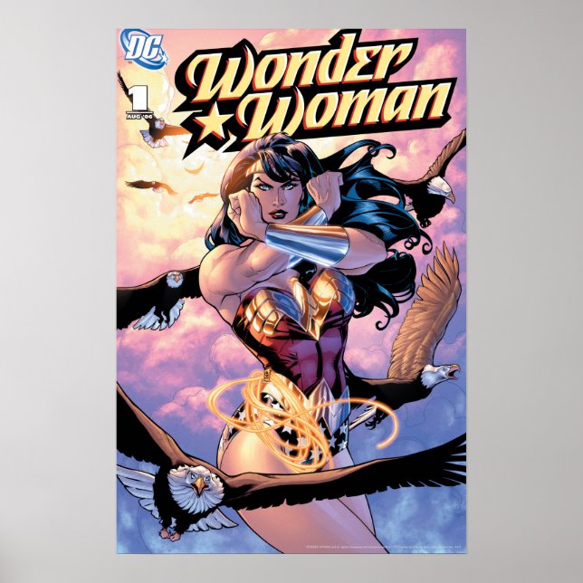Poster Wonder Woman Couverture comique #1 (Devant)