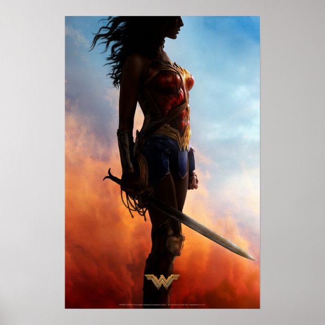 Poster Wonder Woman Duststorm Silhouette (Devant)