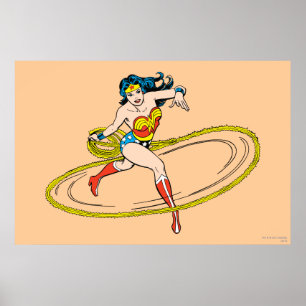 Poster Wonder Woman entouré de Lasso