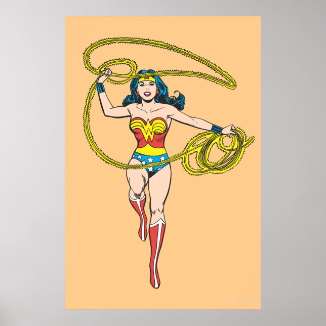 Poster Wonder Woman Lasso au-dessus de la tête (Devant)