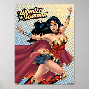 Poster Wonder Woman Portant Cape