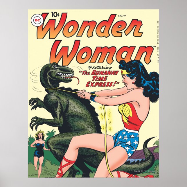 Poster Wonder Woman Runaway Time Express (Devant)