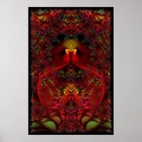 Wonderland Abstrait Psychedelic Fractal Art