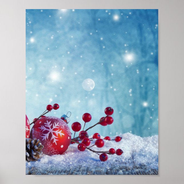 Poster Wonderland en hiver (Devant)