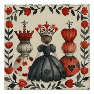 Poster Wonderland Queen of Hearts : Wonderland Rule