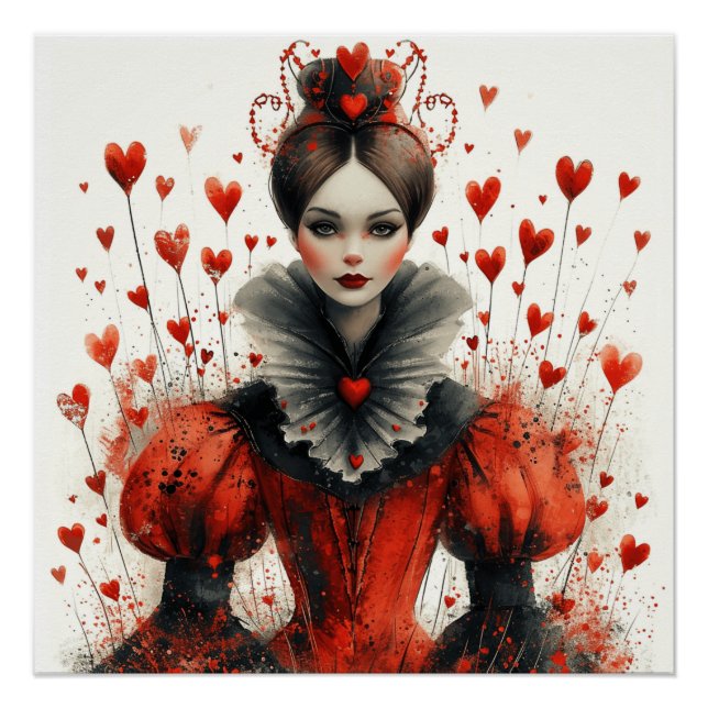 Poster Wonderland Reine des Coeurs : Hors de coeur (Devant)