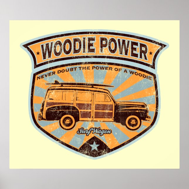 Poster Woodie Wagon (Devant)