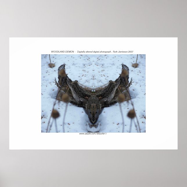 POSTER WOODLAND DEMON (Devant)