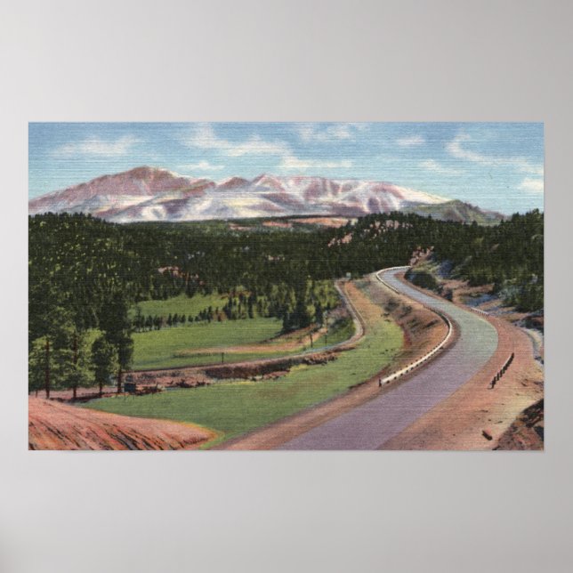 Poster Woodland Park, Colorado (Devant)