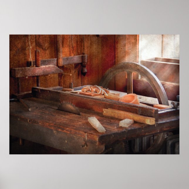 Poster Woodworker - La Table A Vu (Devant)