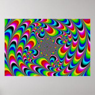 Poster Woooo Mandelbrot Fractal