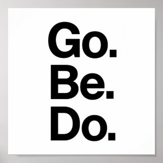 Poster Word, Motivation, Rétro