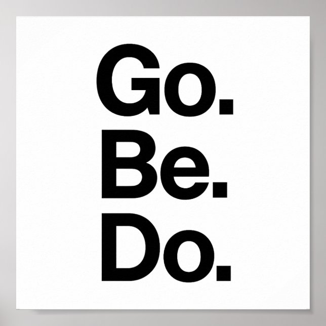 Poster Word, Motivation, Rétro (Devant)