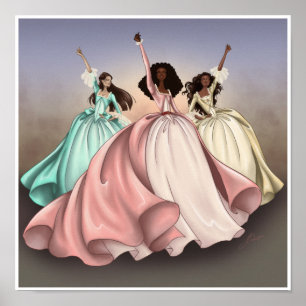 Poster WORK! Imprimé