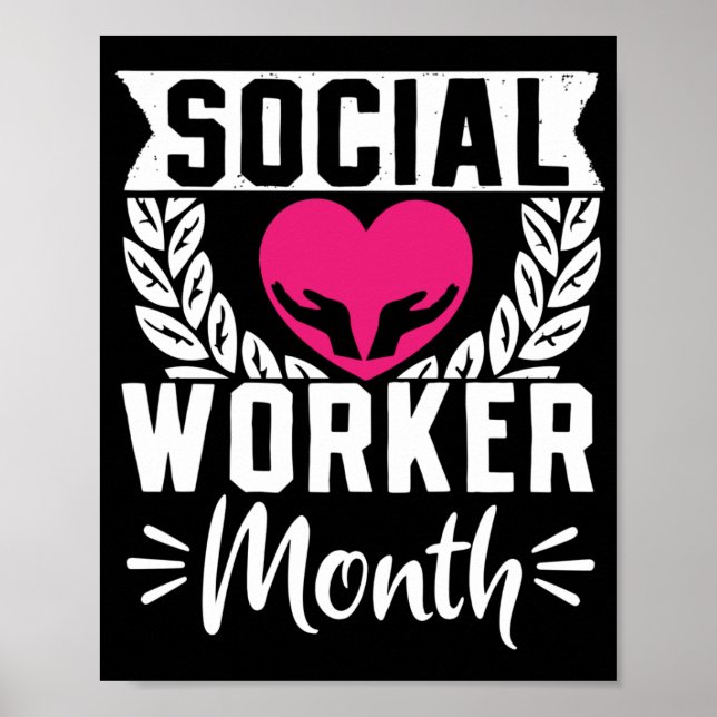Poster Worker social Month (Devant)