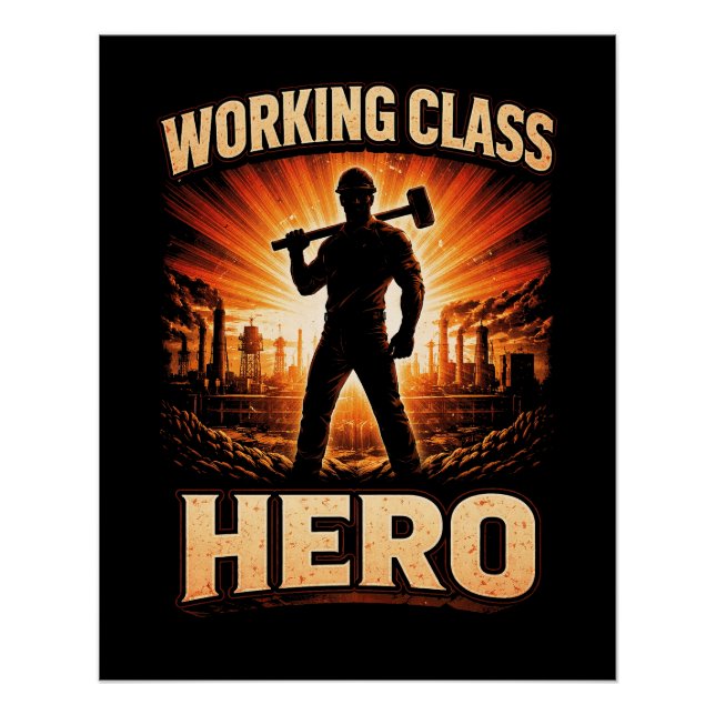 Poster Working Class Hero (Devant)