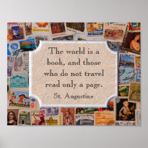 Poster World is a Book - Art print