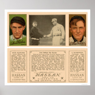 Poster World Series McGraw Giants Baseball 1912