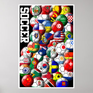 Poster World Soccer Balls