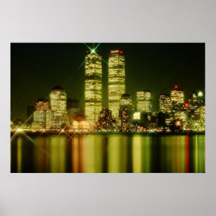 Poster World Trade Center la nuit