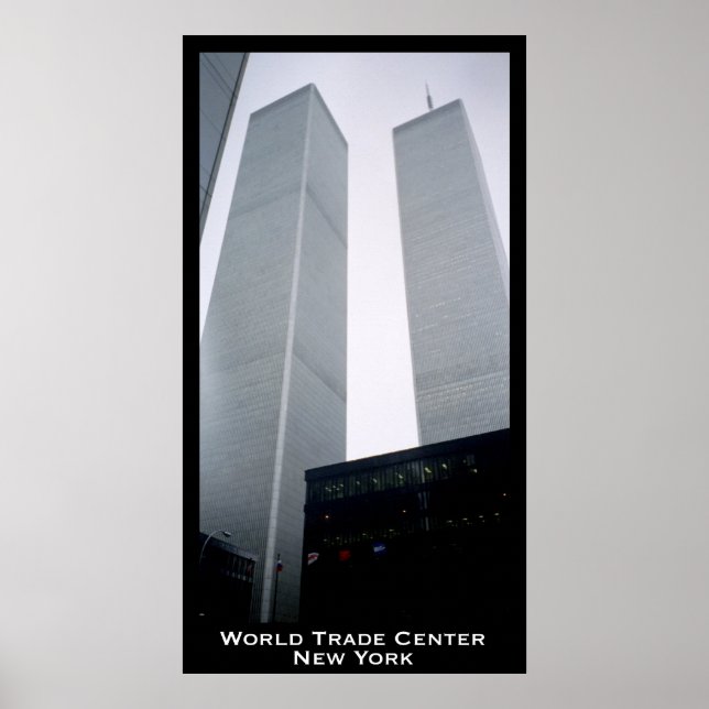Poster World Trade Center, Twin Towers, New York (Devant)
