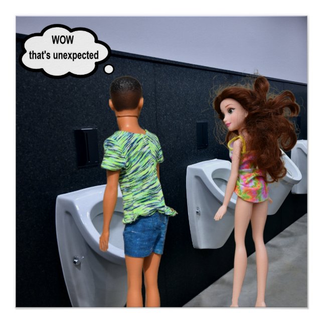 Poster WOW that's unexpected. blank card (Devant)