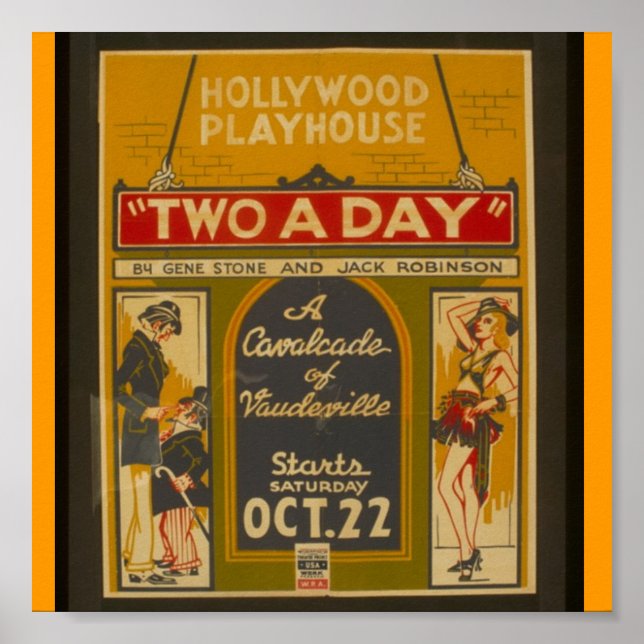 Poster-WPA-Cavalcade of Vaudeville Poster (Front)