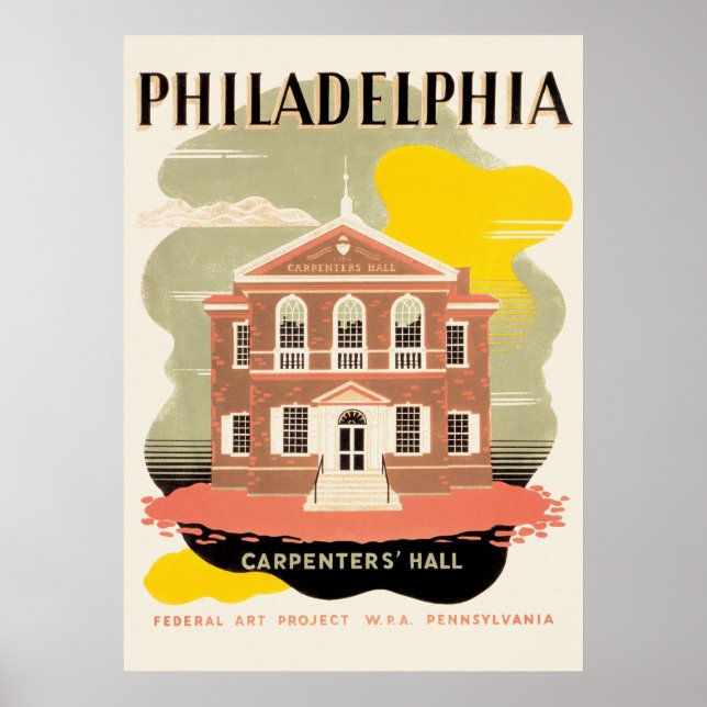 Poster WPA Philadelphie (Devant)
