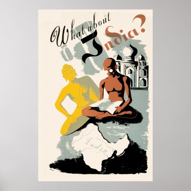 Poster WPA pour l'Inde (Devant)