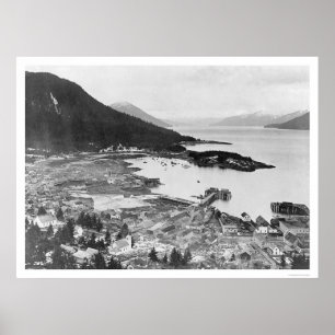 Poster Wrangell, Alaska Panorama 1914
