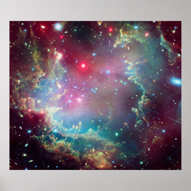 Poster "Wreath" cosmique JWST de la NASA (Devant)