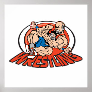 Poster Wrestling Choke Hold