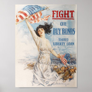 Poster WWI Propaganda Artwork