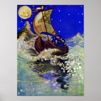 Poster Wynken Blynken et Nod