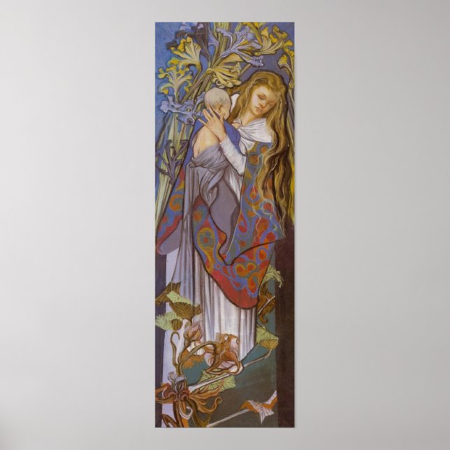 Poster Wyspianski, Caritas (Vierge et Enfant), 1904 (2) (Devant)