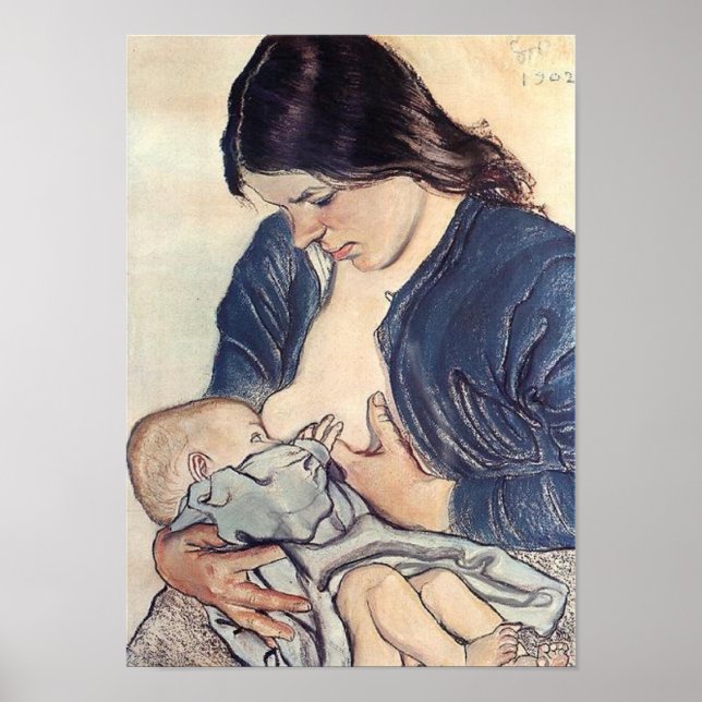 Poster Wyspianski, maternité, 1902 (Devant)