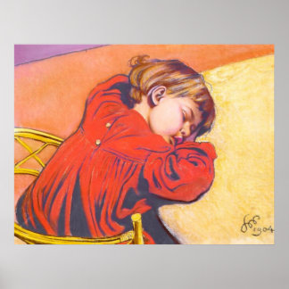 Poster Wyspianski, Stas de couchage, 1904