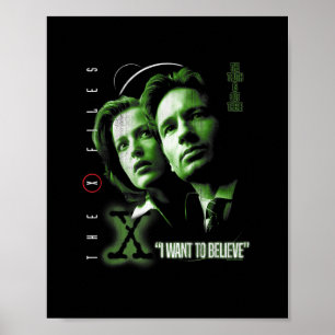Poster X-Files Je veux croire