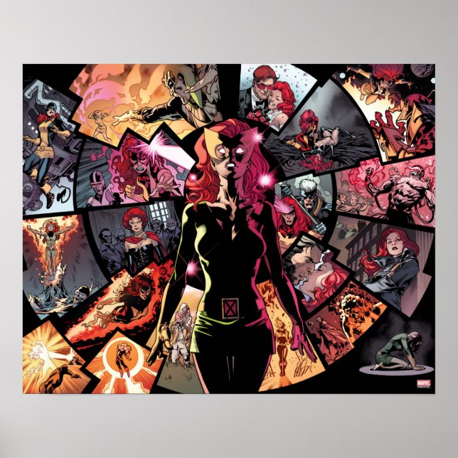 Poster X-Men | Phénix foncé classique (Devant)