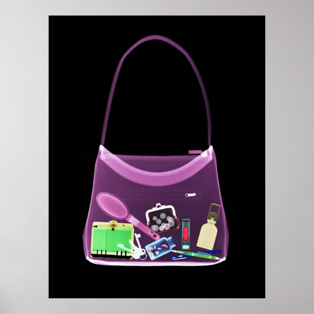 POSTER - X RAY PURANT ROSE ORIGINAL (Devant)