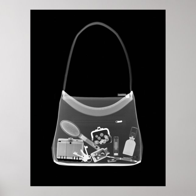 POSTER - X-RAY PURSE BLACK GREY (Front)