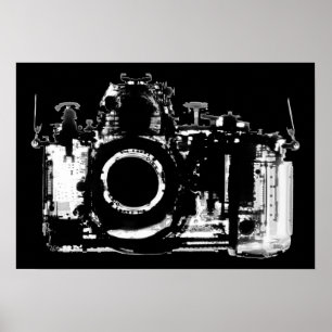 POSTER - X-RAY VISION CAMERA - B&W