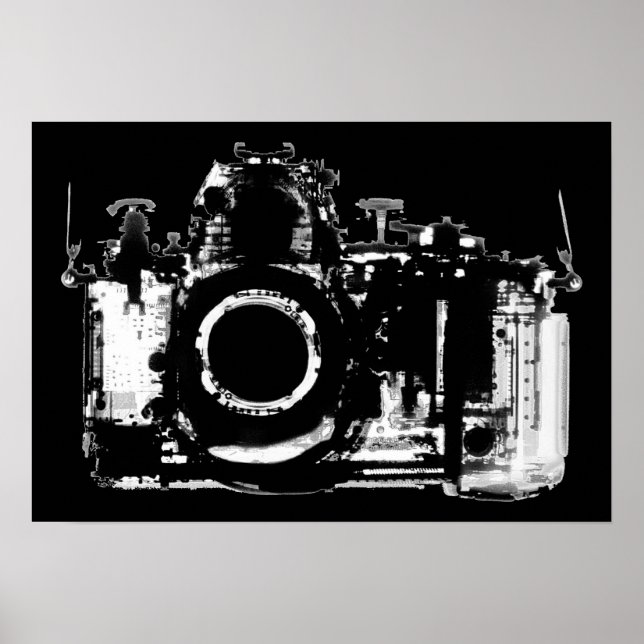 POSTER - X-RAY VISION CAMERA - B&W (Front)